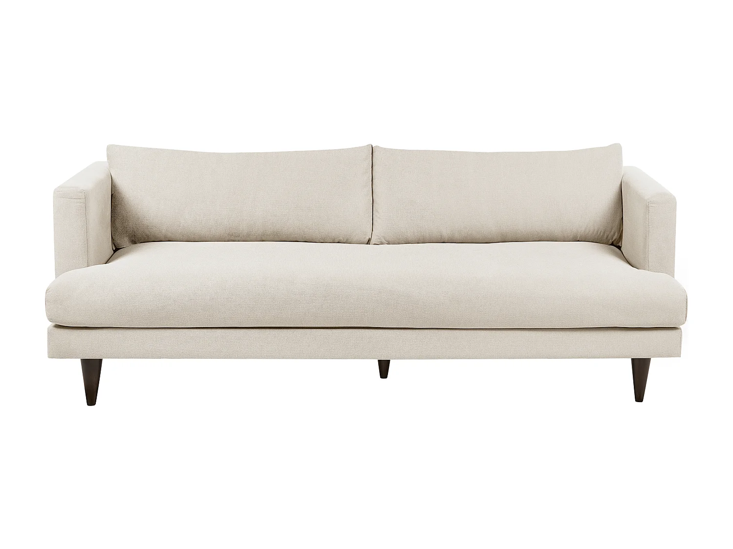 Driezitsbank stof lichtbeige JARPEN