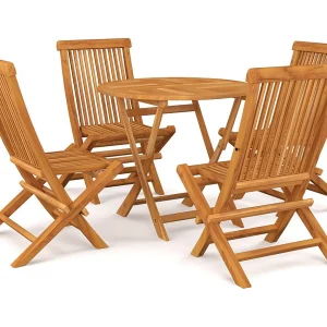 Garden Furniture – 5-delige Tuinset massief teakhout Garden Furniture – 5-delige Tuinset massief teakhout