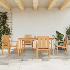Garden Furniture – 5-delige Tuinset massief teakhout Garden Furniture – 5-delige Tuinset massief teakhout