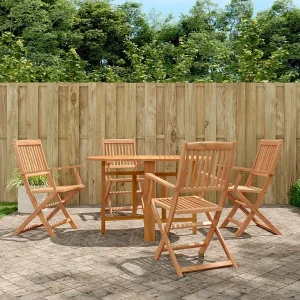 Garden Furniture – 5-delige Tuinset inklapbaar massief acaciahout Garden Furniture – 5-delige Tuinset inklapbaar massief acaciahout
