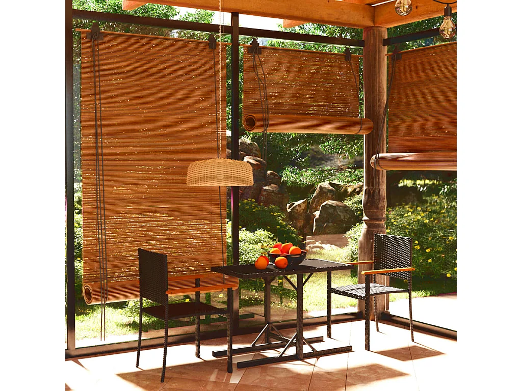 Garden Furniture - 3-delige Tuinset zwart