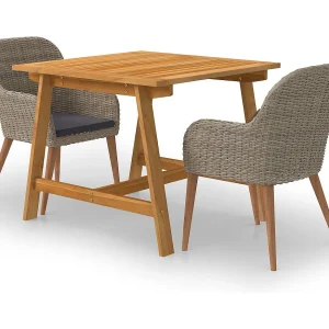 Garden Furniture –  3-delige Tuinset bruin