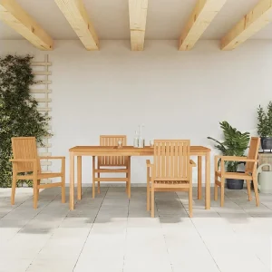 Garden Furniture – 5-delige Tuinset massief teakhout Garden Furniture – 5-delige Tuinset massief teakhout