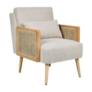Fauteuil stof lichtbeige ORUM Fauteuil stof lichtbeige ORUM