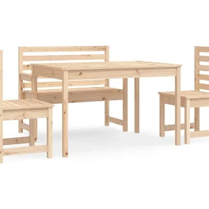 Eilra 4-delige Tuinset massief teakhout Eilra 4-delige Tuinset massief teakhout