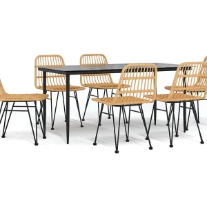 Eden Prairie  7-delige Tuinset poly rattan