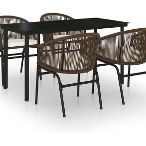 Florentin 5-delige Tuinset bruin Florentin 5-delige Tuinset bruin