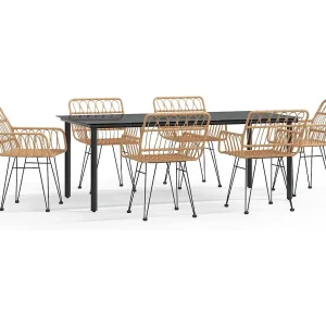 Francisca  7-delige Tuinset poly rattan