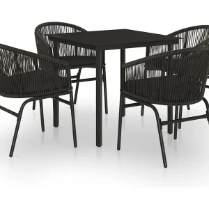 Florentin 5-delige Tuinset zwart Florentin 5-delige Tuinset zwart
