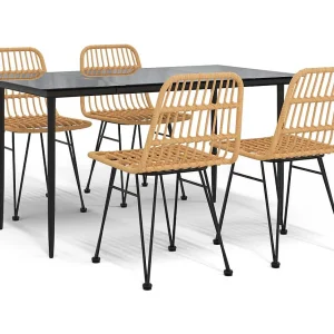 Eden Prairie  5-delige Tuinset poly rattan