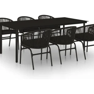 Florentin 7-delige Tuinset zwart Florentin 7-delige Tuinset zwart