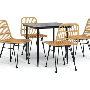 Eden Prairie  5-delige Tuinset poly rattan