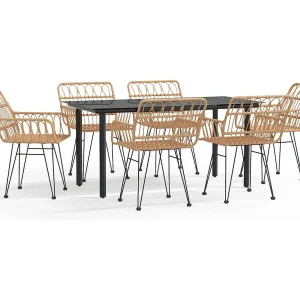 Francisca  7-delige Tuinset poly rattan