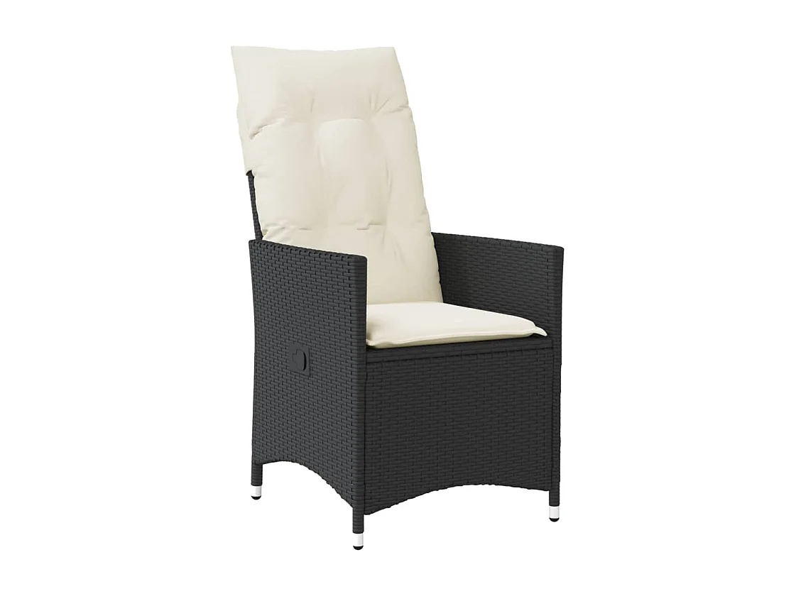 Elm Grove 7-delige Tuinset met kussens poly rattan zwart