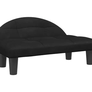 Fort Morgan Hondenmand 70x52x30 cm fluweel zwart Fort Morgan Hondenmand 70x52x30 cm fluweel zwart