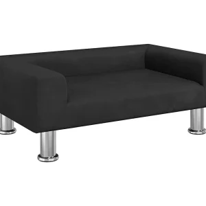 East Providence Hondenmand 70x45x26,5 cm fluweel zwart East Providence Hondenmand 70x45x26,5 cm fluweel zwart