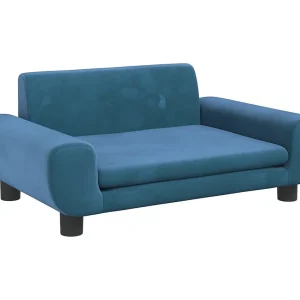 Fien Hondenmand 70x45x33 cm fluweel blauw Fien Hondenmand 70x45x33 cm fluweel blauw