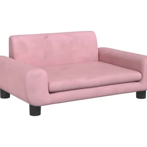 Fien Hondenmand 70x45x33 cm fluweel roze Fien Hondenmand 70x45x33 cm fluweel roze