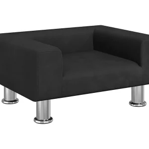 East Providence  Hondenmand 50x40x26,5 cm fluweel zwart