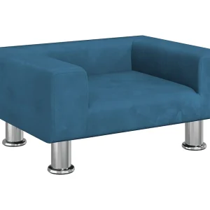 East Providence  Hondenmand 50x40x26,5 cm fluweel blauw