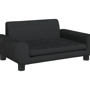 Fien Hondenmand 70x45x33 cm fluweel zwart Fien Hondenmand 70x45x33 cm fluweel zwart