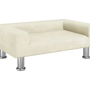 East Providence Hondenmand 70x45x26,5 cm fluweel crèmekleurig East Providence Hondenmand 70x45x26,5 cm fluweel crèmekleurig