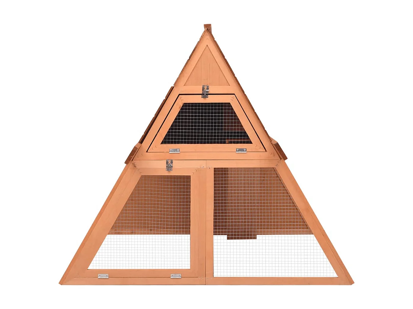 Garden Furniture - Konijnenhok 152x127x109,5 cm massief vurenhout