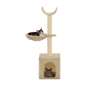 Elvren  Kattenkrabpaal met sisal krabpalen 105 cm beige