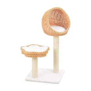 Garden Furniture – Kattenkrabpaal met sisal krabpaal natuurlijk wilgenhout Garden Furniture – Kattenkrabpaal met sisal krabpaal natuurlijk wilgenhout