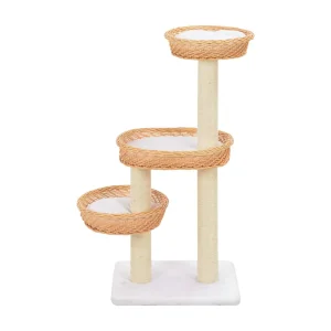 Garden Furniture – Kattenkrabpaal met sisal krabpaal natuurlijk wilgenhout Garden Furniture – Kattenkrabpaal met sisal krabpaal natuurlijk wilgenhout
