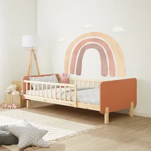 Eenpersoonsbed 90×200 cm rood Eenpersoonsbed 90×200 cm rood