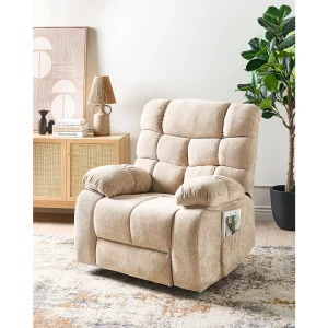 Elektrische relaxfauteuil ARES Stof Beige