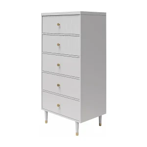 Elizabeth-Dressoir met 5 laden in grijs Elizabeth-Dressoir met 5 laden in grijs