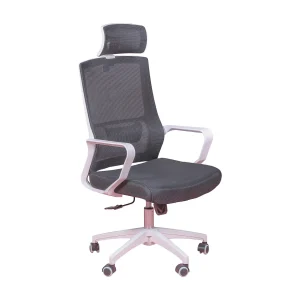 Ergonomische bureaustoel van ademend mesh en verstelbare hoofdsteun – Mesh – Zwart Ergonomische bureaustoel van ademend mesh en verstelbare hoofdsteun – Mesh – Zwart