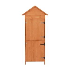 Garden Furniture – Tuinkast 42,5x64x190 cm bruin Garden Furniture – Tuinkast 42,5x64x190 cm bruin