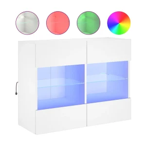 DuBois Tv-wandmeubel met LED-verlichting 78,5x30x60,5 cm wit DuBois Tv-wandmeubel met LED-verlichting 78,5x30x60,5 cm wit