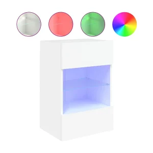 DuBois Tv-meubel met LED-verlichting 40x30x60,5 cm wit DuBois Tv-meubel met LED-verlichting 40x30x60,5 cm wit
