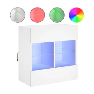 DuBois Tv-meubel met LED-verlichting 58,5x30x60,5 cm wit DuBois Tv-meubel met LED-verlichting 58,5x30x60,5 cm wit