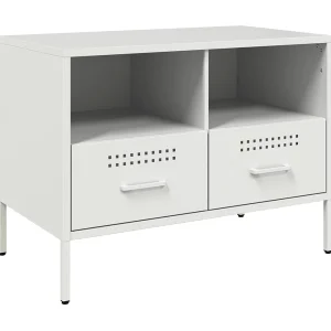 Dundrum Tv-meubel 68x39x50,5 cm staal wit Dundrum Tv-meubel 68x39x50,5 cm staal wit
