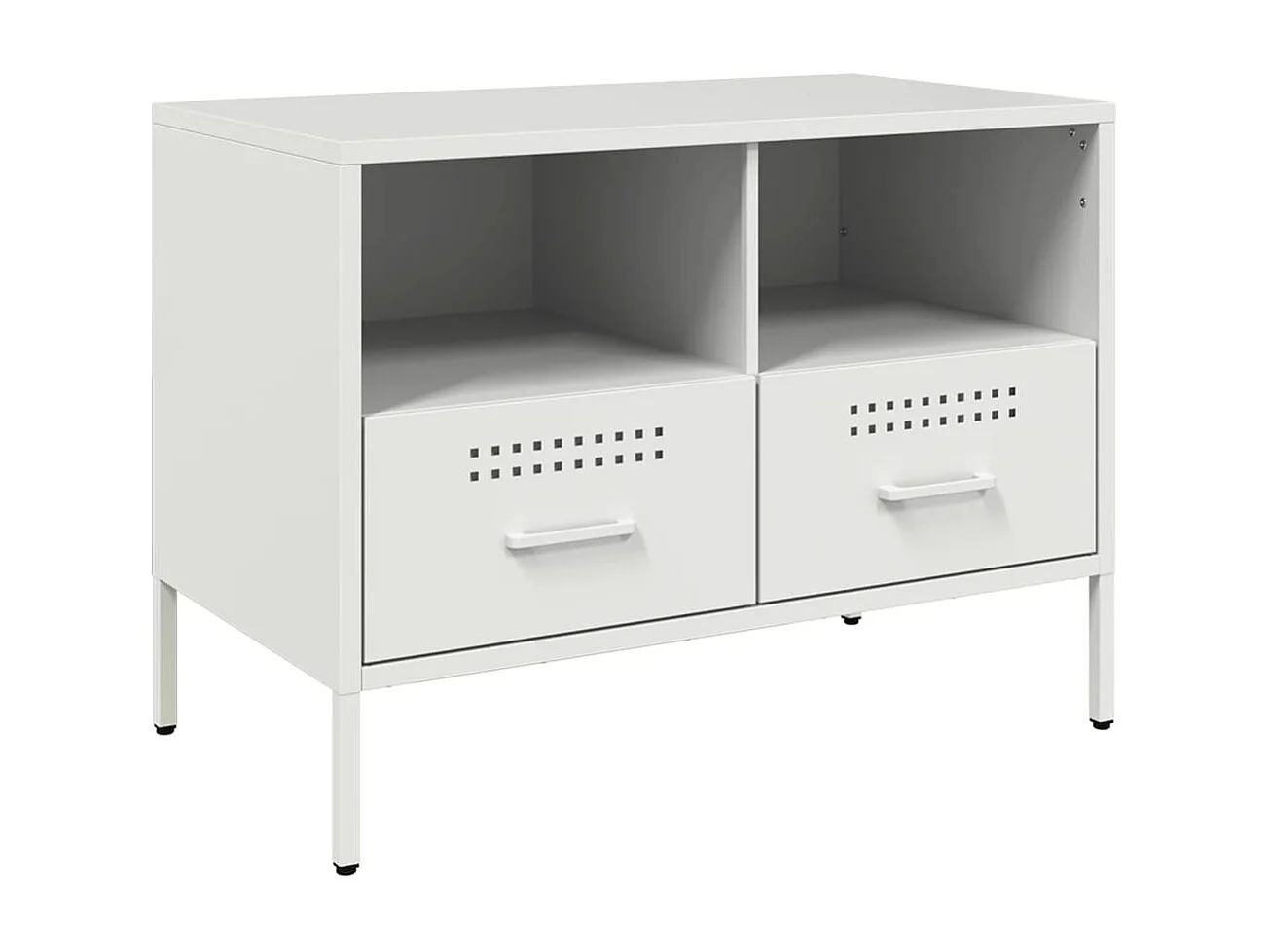 Dundrum Tv-meubel 68x39x50,5 cm staal wit