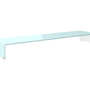 Fall River  TV-meubel/monitorverhoger 120x30x13 cm glas groen