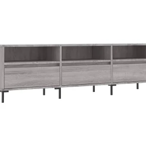 Fem Tv-meubel 150x30x44,5 cm bewerkt hout grijs sonoma eikenkleurig Fem Tv-meubel 150x30x44,5 cm bewerkt hout grijs sonoma eikenkleurig