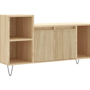 Erinor Tv-meubel 100x35x55 cm bewerkt hout sonoma eikenkleurig Erinor Tv-meubel 100x35x55 cm bewerkt hout sonoma eikenkleurig