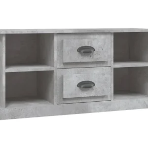 Dralinor Tv-meubel 99,5×35,5×48 cm bewerkt hout betongrijs Dralinor Tv-meubel 99,5×35,5×48 cm bewerkt hout betongrijs
