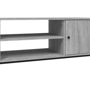 Einar Tv-meubel 100x40x45 cm bewerkt hout grijs sonoma eikenkleurig Einar Tv-meubel 100x40x45 cm bewerkt hout grijs sonoma eikenkleurig