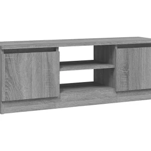 Eugene  Tv-meubel met deur 102x30x36 cm grijs sonoma eikenkleurig