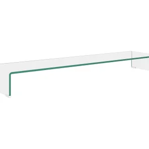 Fall River TV-meubel/monitorverhoger transparant 120x30x13 cm glas Fall River TV-meubel/monitorverhoger transparant 120x30x13 cm glas