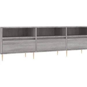 Galax Tv-meubel 150x30x44,5 cm bewerkt hout grijs sonoma eikenkleurig Galax Tv-meubel 150x30x44,5 cm bewerkt hout grijs sonoma eikenkleurig