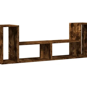 Dunmore Tv-meubelen 2 st 75x30x50 cm bewerkt hout gerookt eikenkleurig Dunmore Tv-meubelen 2 st 75x30x50 cm bewerkt hout gerookt eikenkleurig