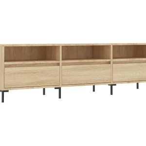 Fem Tv-meubel 150x30x44,5 cm bewerkt hout sonoma eikenkleurig Fem Tv-meubel 150x30x44,5 cm bewerkt hout sonoma eikenkleurig